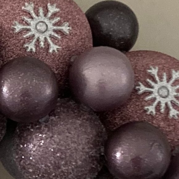 NEW! Hand Crafted Bling Snowflake Wreath 22'' - Picture 10 of 14